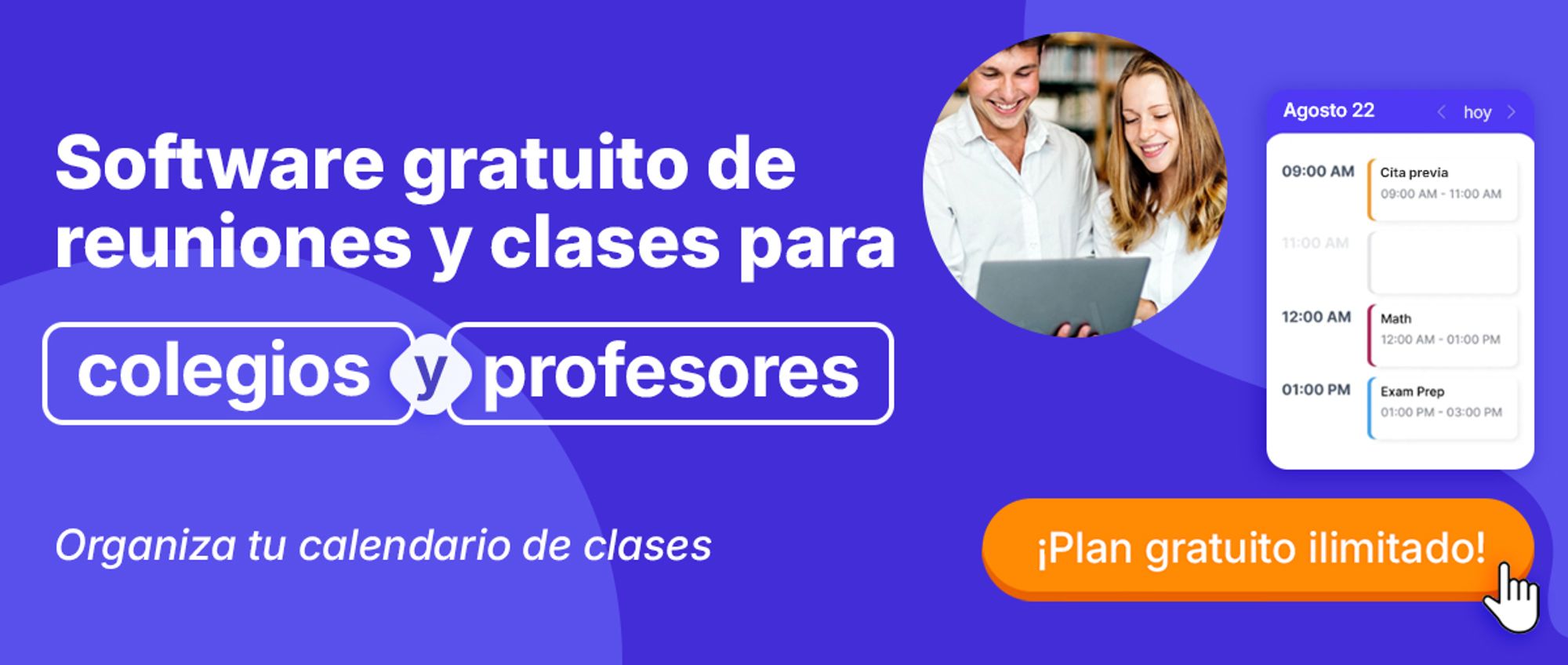 aplicación gratuita de programación de horarios para escuelas y profesores